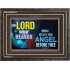 SEND HIS ANGEL BEFORE THEE   Framed Scripture Dcor   (GWFAVOUR9413)   "45x33"