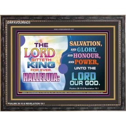 SALVATION GLORY HONOUR POWER    Framed Scripture    (GWFAVOUR9425)   