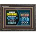 WILLINGLY OFFERING UNTO THE LORD GOD   Christian Quote Framed   (GWFAVOUR9436)   "45x33"