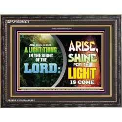 A LIGHT THING IN THE SIGHT OF THE LORD   Art & Wall Dcor   (GWFAVOUR9474)   "45x33"