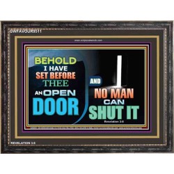 AN OPEN DOOR NO MAN CAN SHUT   Acrylic Frame Picture   (GWFAVOUR9511)   