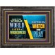 WATCH AND PRAY BRETHREN   Framed Interior Wall Decoration   (GWFAVOUR9516)   