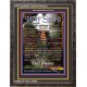 NAMES OF HOLY SPIRIT WITH BIBLE VERSES  Wooden Frame   (GWFAVOURHOLYSPIRITPORTRAIT)   