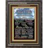 NAMES OF JEHOVAH WITH BIBLE VERSES  Wall Art Frame  (GWFAVOURJEHOVAHPORTRAITBK)  "33x45"