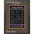 NAMES OF JESUS CHRIST WITH BIBLE VERSES IN FRENCH LANGUAGE  {Noms de Jésus Christ} Frame Art   (GWFAVOURNAMESOFCHRISTFRENCH)   "33x45"