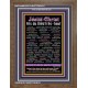 NAMES OF JESUS CHRIST WITH BIBLE VERSES IN FRENCH LANGUAGE {Noms de Jésus Christ}  Frame Art  (GWFNAMESOFCHRISTFRENCH)   