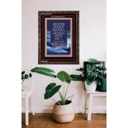 ASSURANCE OF DIVINE PROTECTION   Bible Verses to Encourage  frame   (GWGLORIOUS137)   "33x45"