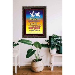 ABSTAIN FROM ALL APPEARANCE OF EVIL   Bible Verses Framed Art Prints   (GWGLORIOUS1686)   