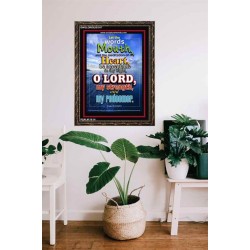THE WORDS OF MY MOUTH   Bible Verse Frame for Home   (GWGLORIOUS1917)   