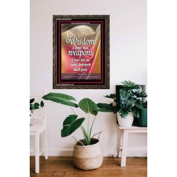 WISDOM IS BETTER THAN WEAPONS   Inspirational Wall Art Poster   (GWGLORIOUS251)   