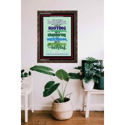 WALK HONESTLY   Christian Wall Dcor Frame   (GWGLORIOUS3275)   "33x45"