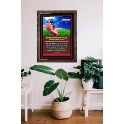 WHOSOEVER   Bible Verse Framed for Home   (GWGLORIOUS3779)   "33x45"