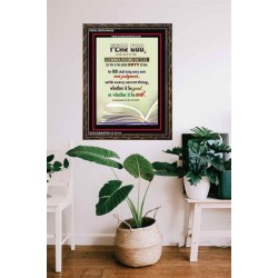WHOLE DUTY OF MAN   Acrylic Glass Framed Bible Verse   (GWGLORIOUS4038)   "33x45"