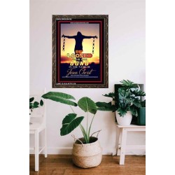 BE LOOSED FROM THIS BOND   Acrylic Glass Frame Scripture Art   (GWGLORIOUS4109)   "33x45"