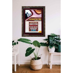 THE THOUGHTS THAT I THINK   Scripture Art Acrylic Glass Frame   (GWGLORIOUS4553)   