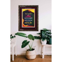 TRUST IN THE LORD   Bible Verses Framed Art   (GWGLORIOUS4779)   "33x45"