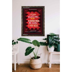 A RIGHTEOUS MAN   Bible Verses  Picture Frame Gift   (GWGLORIOUS4785)   