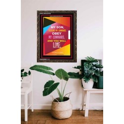 YOU WILL LIVE   Bible Verses Frame for Home   (GWGLORIOUS4788)   