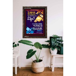 WHAT IS YOUR LIFE   Framed Bible Verses   (GWGLORIOUS4958)   "33x45"