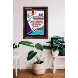 WE REST ON THEE   Frame Bible Verse   (GWGLORIOUS5219)   "33x45"