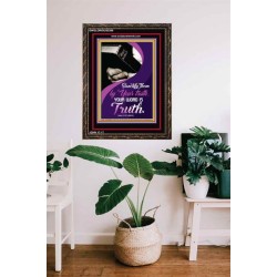 YOUR WORD IS TRUTH   Bible Verses Framed for Home   (GWGLORIOUS5388)   "33x45"