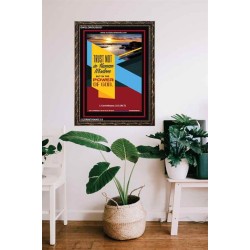 TRUST NOT IN HUMAN WISDOM   Christian Artwork Frame   (GWGLORIOUS5531)   "33x45"