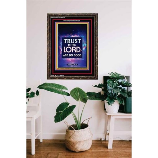 TRUST IN THE LORD   Bible Scriptures on Forgiveness Frame   (GWGLORIOUS6515)   