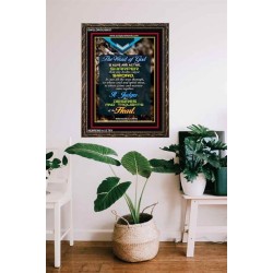 THE WORD OF GOD   Inspirational Wall Art Wooden Frame   (GWGLORIOUS6637)   