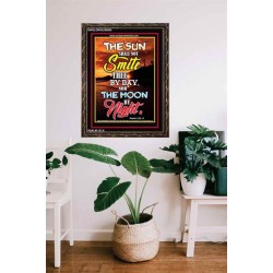 THE SUN SHALL NOT SMITE THEE   Framed Bible Verse   (GWGLORIOUS6660)   