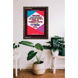 YOU BROUGHT ME FROM MY MOTHERS WOMB   Biblical Art Acrylic Glass Frame    (GWGLORIOUS6883)   
