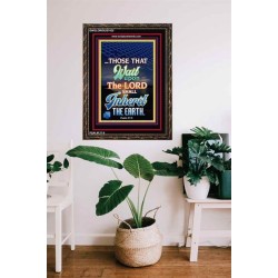 WAIT UPON THE LORD   Bible Verses Frame for Home   (GWGLORIOUS7425)   "33x45"