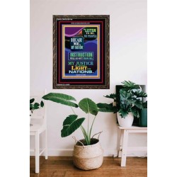 A LIGHT TO THE NATIONS   Biblical Art Acrylic Glass Frame   (GWGLORIOUS8144)   