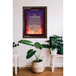 A GOOD WORK IN YOU   Bible Verse Acrylic Glass Frame   (GWGLORIOUS824)   "33x45"