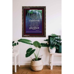 WE ARE THE CHILDREN OF GOD   Scriptural Portrait Acrylic Glass Frame   (GWGLORIOUS830)   "33x45"