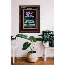 ABSTAIN FROM FORNICATION   Scripture Wall Art   (GWGLORIOUS8715)   