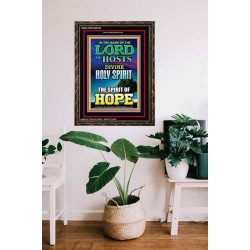 THE SPIRIT OF HOPE   Bible Verses Wall Art Acrylic Glass Frame   (GWGLORIOUS8798)   