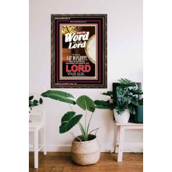 THE WORD OF THE LORD   Bible Verses  Picture Frame Gift   (GWGLORIOUS9112)   