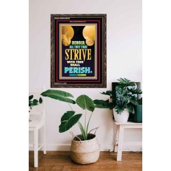 ALL THEY THAT STRIVE WITH YOU   Contemporary Christian Poster   (GWGLORIOUS9252)   