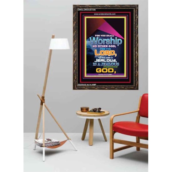 WORSHIP   Religious Art Frame   (GWGLORIOUS7346)   