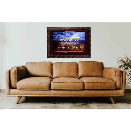 WORSHIP HIM   Custom Framed Bible Verse   (GWGLORIOUS1511)   