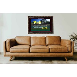 WAIT ON THE LORD   Contemporary Wall Decor   (GWGLORIOUS270)   "45x33"