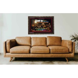 ALL BLESSING AND PRAISE   Frame Scriptural Wall Art   (GWGLORIOUS3555)   