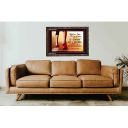 WALK IN LOVE   Christian Paintings Acrylic Glass Frame   (GWGLORIOUS4034)   