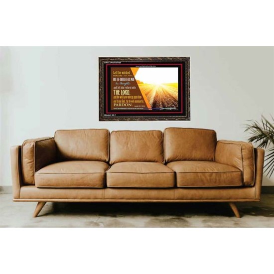 WICKEDNESS   Contemporary Christian Wall Art   (GWGLORIOUS4758)   