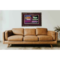 WALK IN MY STATUTES   Framed Sitting Room Wall Decoration   (GWGLORIOUS9000)   
