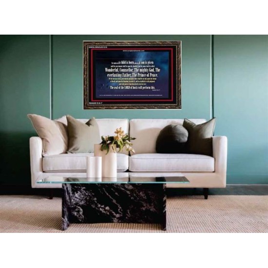 WONDERFUL, COUNSELLOR   Custom Framed Bible Verses   (GWGLORIOUS1510)   