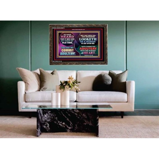 ADULTERY   Frame Scriptural Wall Art   (GWGLORIOUS8971)   
