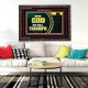 WITH GOD WE WILL TRIUMPH   Large Frame Scriptural Wall Art   (GWGLORIOUS9382)   