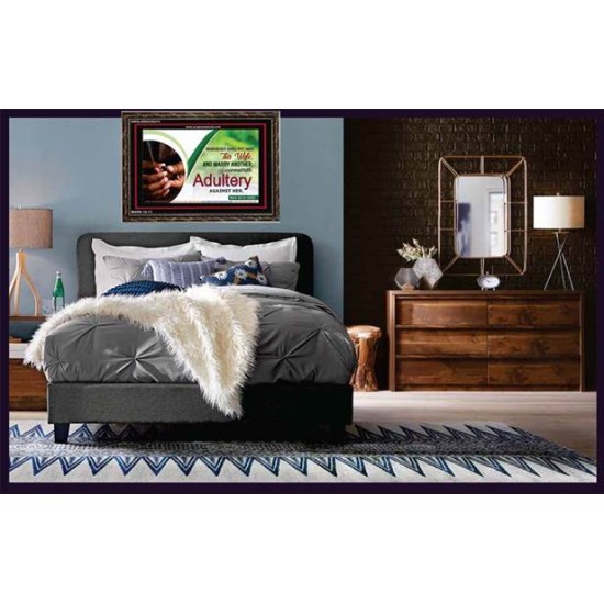 ADULTERY   Framed Bedroom Wall Decoration   (GWGLORIOUS5474)   