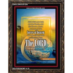 WORSHIP ONLY THY LORD THY GOD   Contemporary Christian Poster   (GWGLORIOUS1284)   